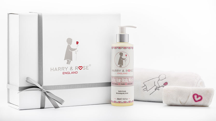 Harry and rose baby skincare gift box