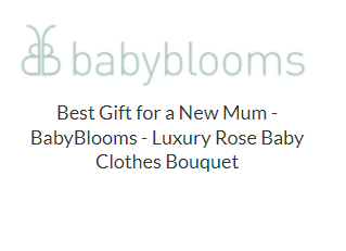 Best Gift for a New Mum - BabyBlooms - Luxury Rose Baby Clothes Bouquet